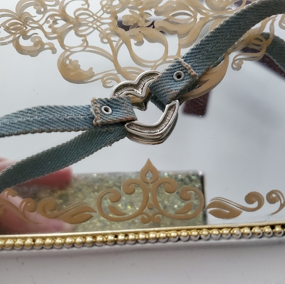 Denim heart choker - Picture 3 of 3